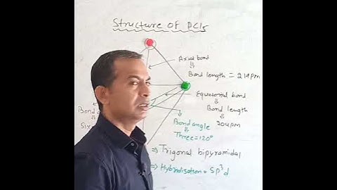 Structure of pcl5 molecule