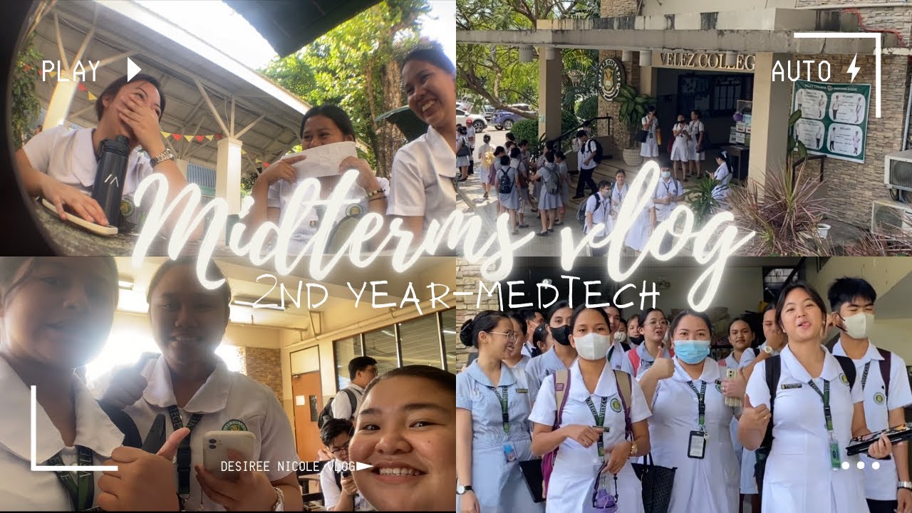 MIDTERMS WEEK 2nd year medtech Velez | Philippines