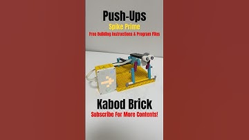 Push-Up -Lego Spike Prime(free building instructions & program files) #스파이크프라임 #スパイクプライム #斯派克普莱姆