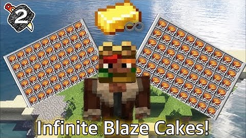 I Made An INFINITE  Blaze Cake And GOLD Factory in Create Mod Survival Minecraft!!