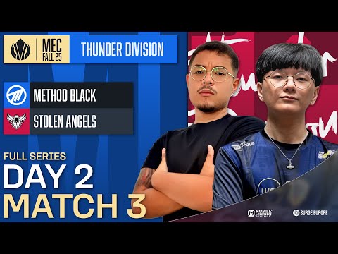 METHOD BLACK vs STOLEN ANGELS | Thunder Division | MLBB European Championship Fall 25 - MEC
