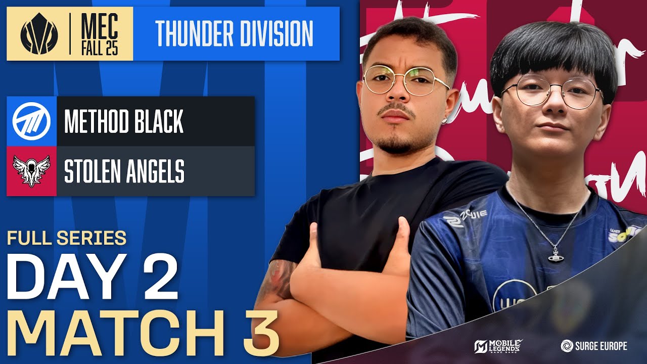 METHOD BLACK против STOLEN ANGELS | Thunder Division | Чемпионат Европы MLBB, осень 25 — MEC