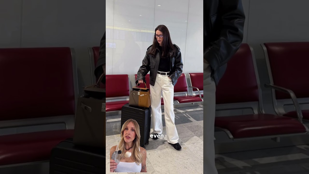 Airport Outfit Ideas if you want to look chic and be comfy while ...