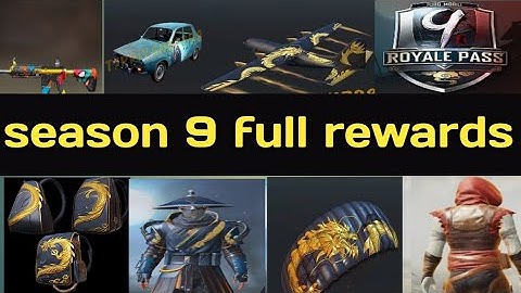 SEASON 9 ROYAL PASS : NEW EMOTE, OUTFITS, GUNS AND REWARDS ( PUBG MOBILE )