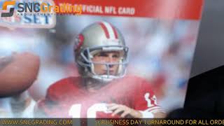 SNC Grading: 1990 Pro Set Joe Montana #293​​ Base Set Card Review (1616088043208)