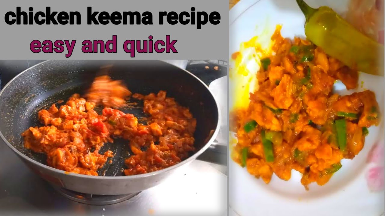 chicken keema recipe chicken ka keema kaise banaye easy and quick