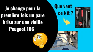 Quel est le prix d'un remplacement de pare brise sur une Peugeot 106 ?