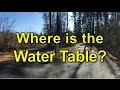 Where is the Water Table?