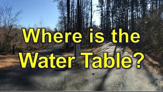 Where is the Water Table?