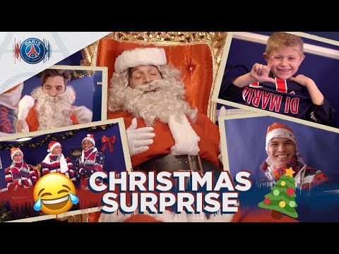 Christmas Surprise !  - With Santa Gigi, Di Maria, Nkunku & Thiago Silva