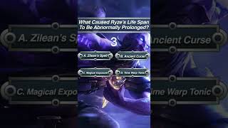 League Of Trivia: Why Was Ryze's Life Span Prolonged? #leagueoflegends #Ryzelol #shorts #wildrift