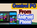 how to control PC from Andriod Phone | control laptop from phone | TeamViewer