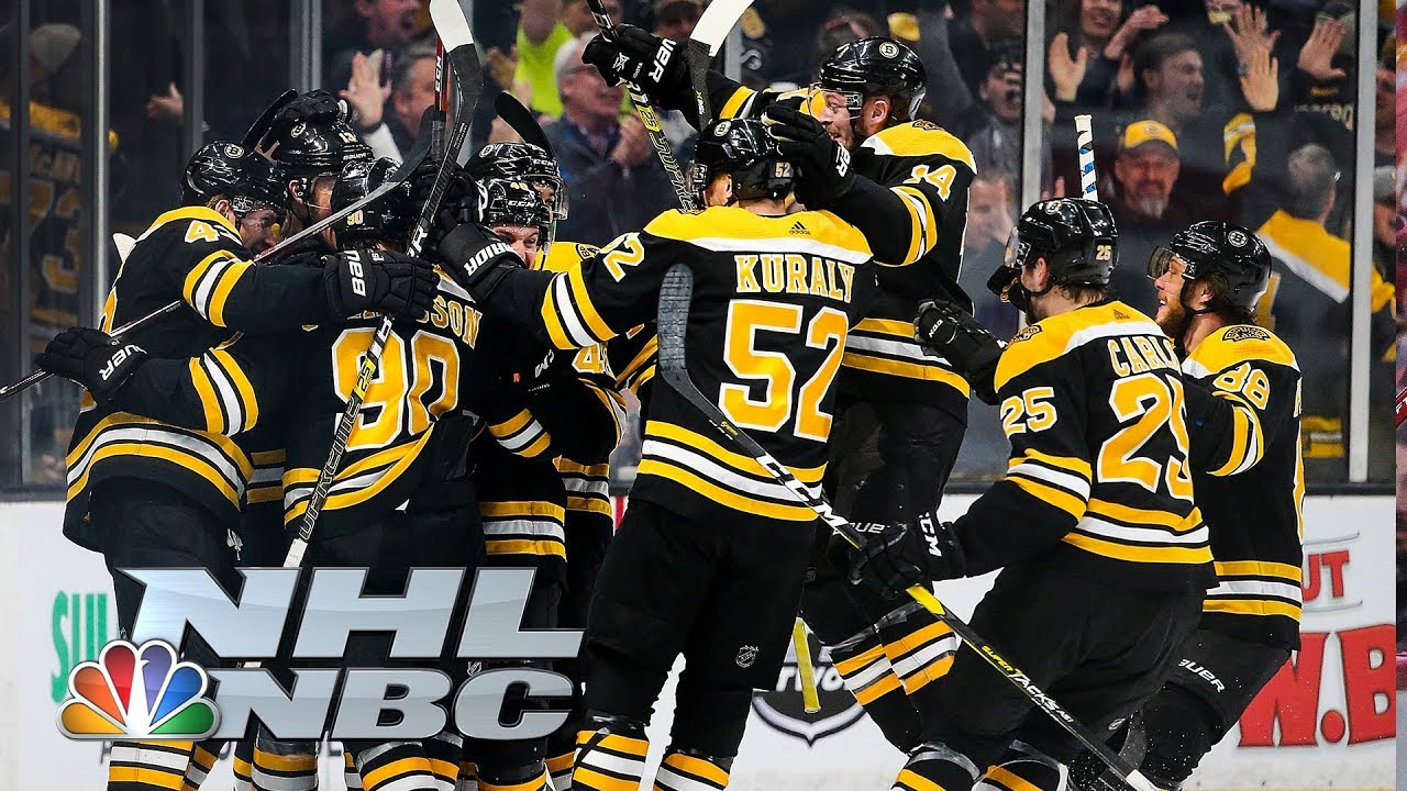 Video: All the goals from the Bruins' Game 1 overtime win over the Blue Jackets