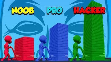 NOOB vs PRO vs HACKER - Stack Colors