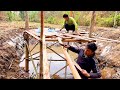 Complete Hexagon House Construction Above Fish Pond | Off Grid Life