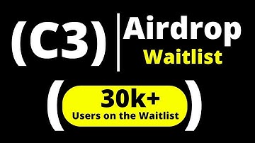 C3 Airdrop Waitlist || How To Participate on The C3.io Airdrop Waitlist #c3airdrop #c3waitlist #c3