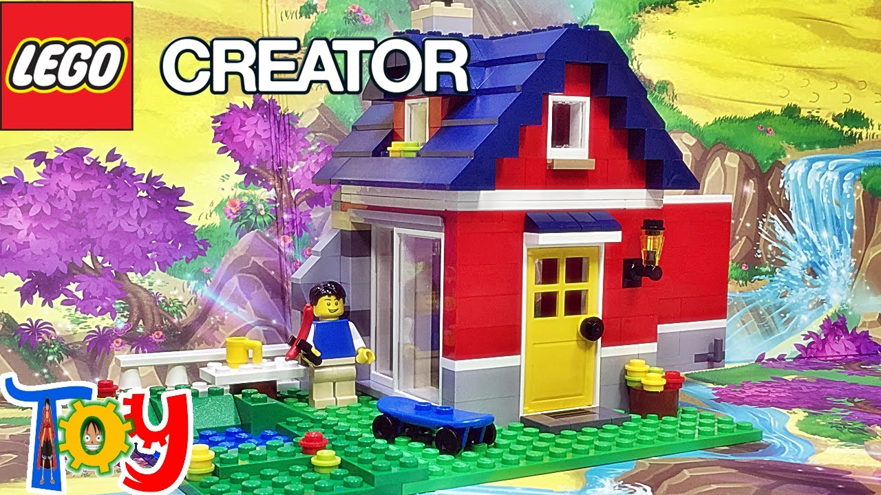 레고 크리에이터 아담한 집 31009 작은 별장 3In1 조립 리뷰 Lego Creator Windmill House - Youtube