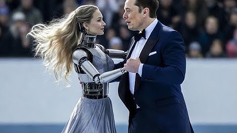 Elon Musk & The Robot Girl | Ice Dance❄️Beyond the Future