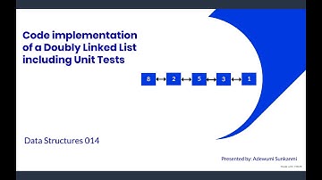 Implementing a Doubly Linked List from scratch, including unit tests