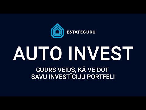 Auto Invest - Gudrs veids, kā veidot savu investīciju portfeli