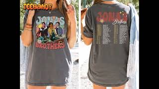 Retro Jonas Brothers Comfort Colors Shirt, Joe Jonas Double sided shirt screenshot 2