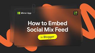 كيفية إضافة أداة "Social Mix" إلى مدونة Blogger | دليل خطوة بخطوة screenshot 2