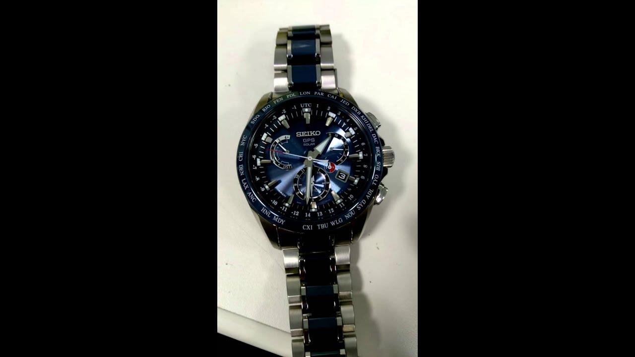 SEIKO Astron 8x53 indicator froze - YouTube