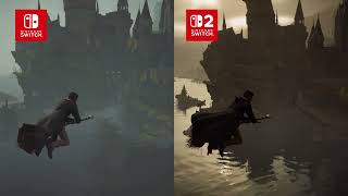 HOGWARTS LEGACY: Comparativa OFICIAL Nintendo Switch VS Nintendo Switch 2