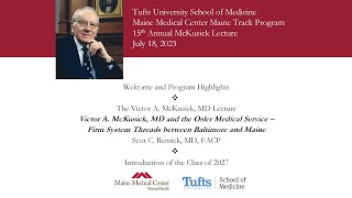 2023 TUSM MMC Maine Track 15th Annual McKusick Lecture