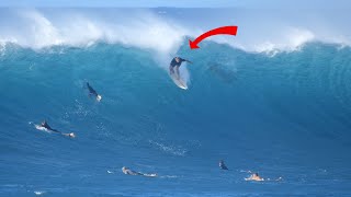Sizable Rising Swell on the North Shore w/ Osmo Action 4 Surfing Camera