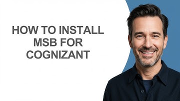 How to Install Msb for Cognizant - KevinHowTo