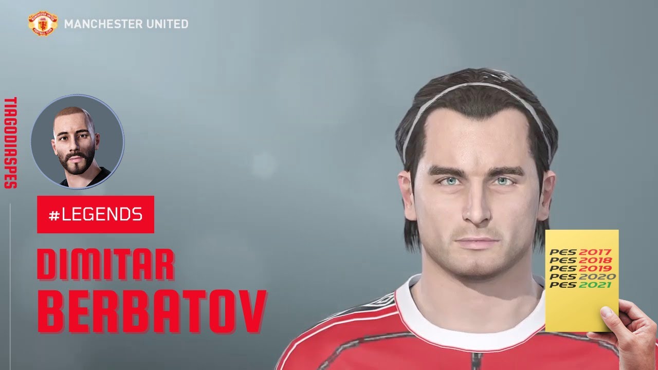 Dimitar Berbatov (Man Utd Tottenham Leverkusen) Face + Stats | PES 2019 | REQUEST