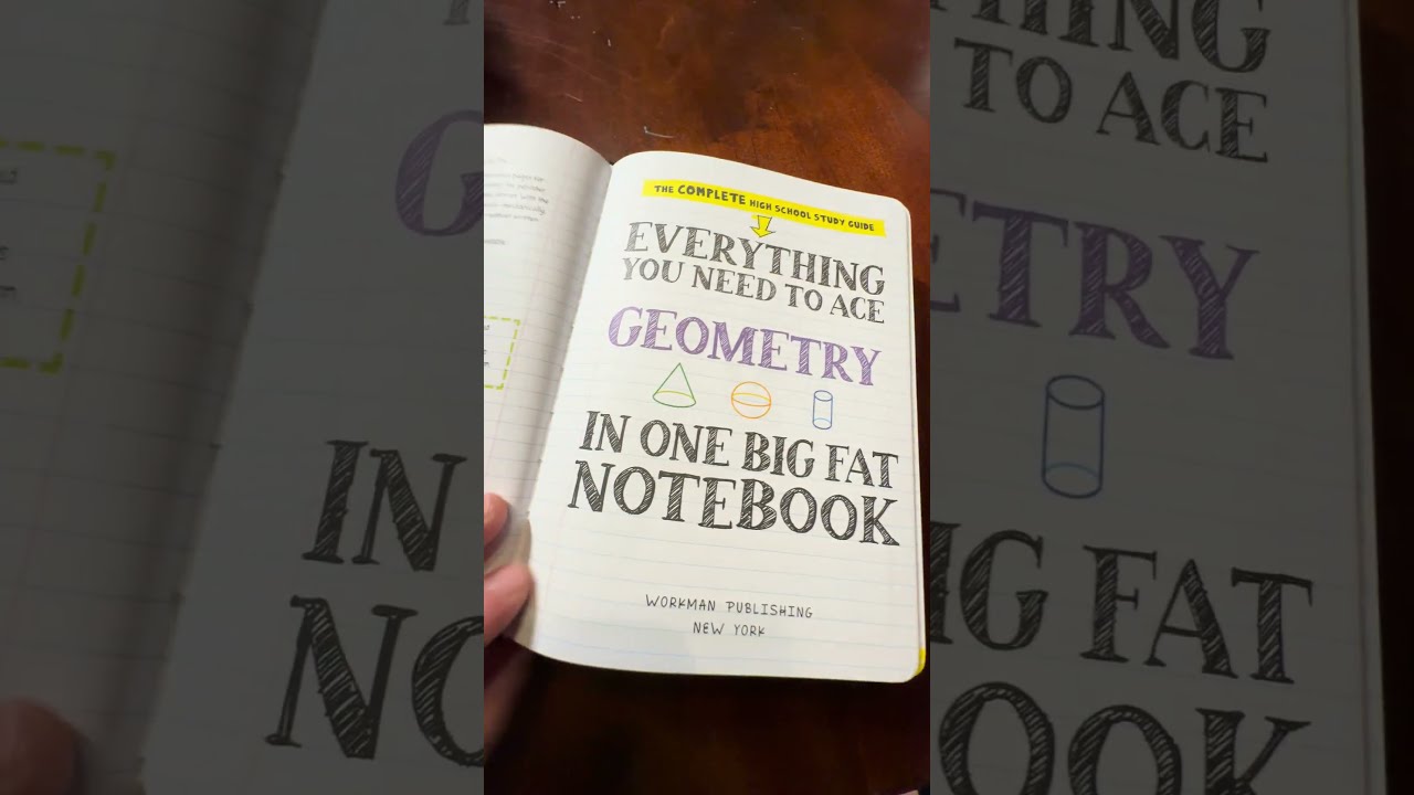 Everything You Need To Ace Geometry In One Big Fat Notebook Math Books