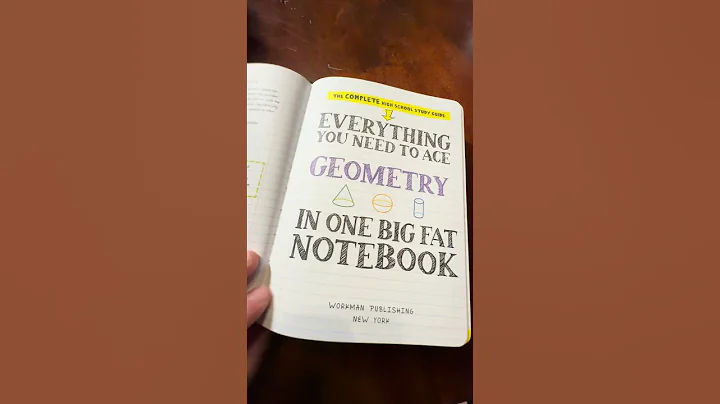 Everything You Need To Ace Geometry In One Big Fat Notebook #math #books #geometry
