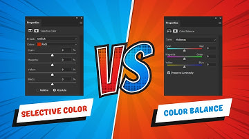 So Sánh Selective Color với Color Balance trong Photoshop