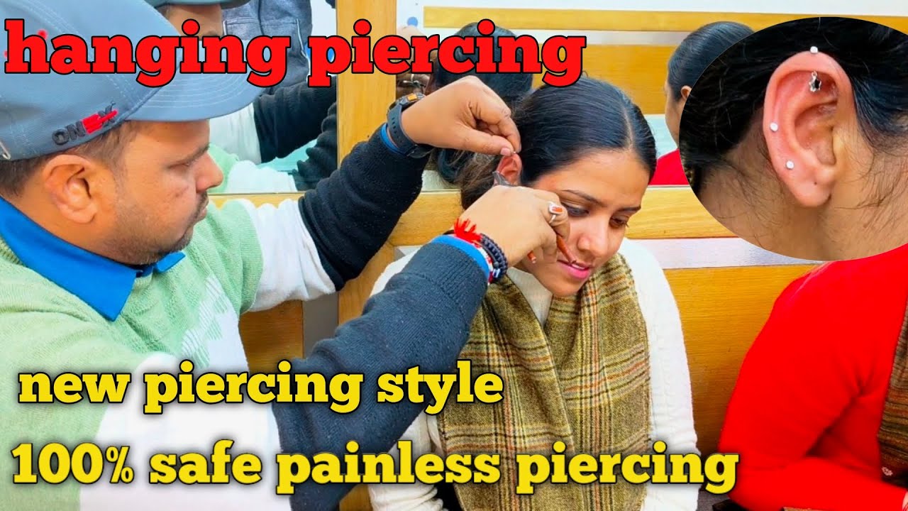 Latest Hanging Piercing Design 2026 | Trendy Long Earrings for Girls & Women😱