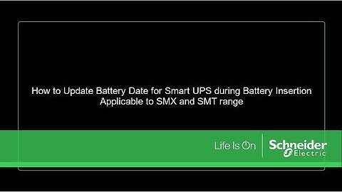 How to Update Battery Date for Smart UPS during Battery Insertion