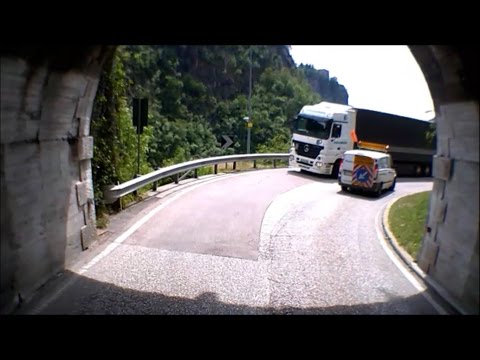 Krantransport Sarntal - Teil 2: Tunnel / trasporto gru Sarentino - parte 2: tunnel