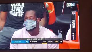 Patrick Beverly is camera shy! :(