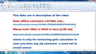 GATE OFFLINE CALCULATOR screenshot 3