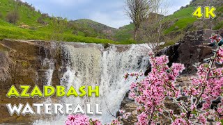 Exploring the Stunning Azadbash Waterfall in Uzbekistan