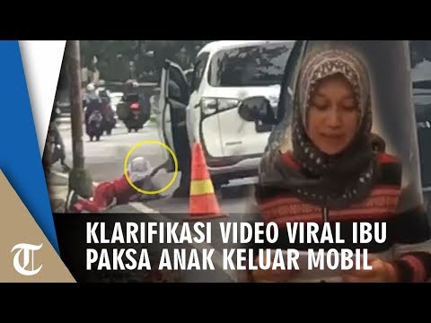 Video Klarifikasi Ibu Yang Dorong Anak Dari Mobil Hingga Jatuh, 'Tak Ada Niat Sakiti Putri Saya'