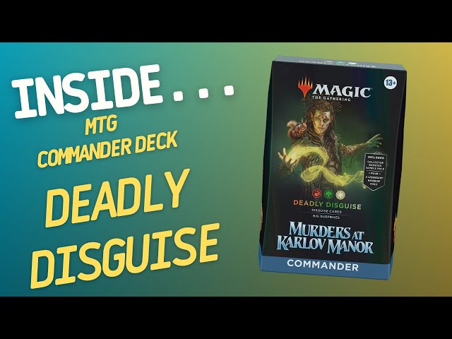 mtg disguise commander deck MTG: Murders at Karlov Manor Decks Deadly Disguise | Precon Upgrade