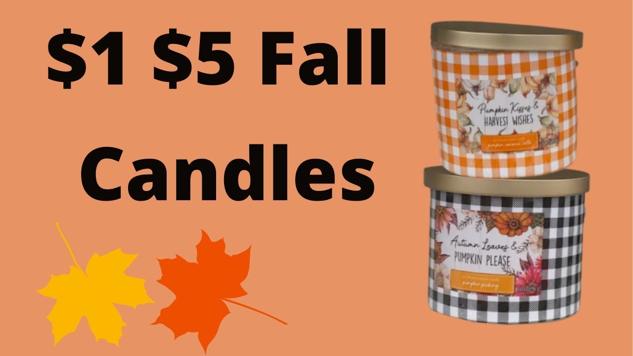 Dollar General Candles 1 5 Affordable Fall Finds YouTube