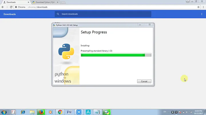 Install Python 3.6.3 to Windows 7