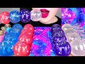 ASMR GALAXY DESSERTS 갤럭시 젤리먹방 GALAXY CANDY, PLANET JELLY, NOODLE JELLY *MOST POPULAR FOOD MUKBANG