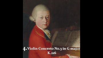 Thumbnail of TOP 5 Mozart`s Masterpieces #shorts