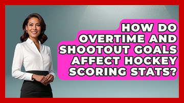 How Do Overtime and Shootout Goals Affect Hockey Scoring Stats? - Puck Stats Central