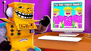 СОЗДАЮ МЕМЫ С ПОЗЗИ В 3 ЧАСА НОЧИ В ПОДВАЛЕ РОБЛОКС! НУБ И ПРО ВИДЕО ROBLOX