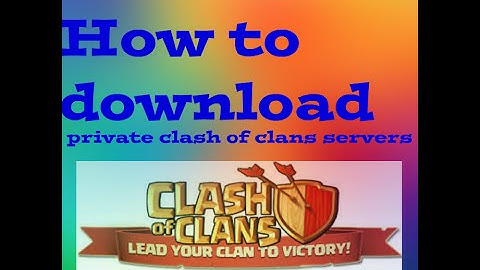 Clash of clans private server LINK IN DESCRIPTION!